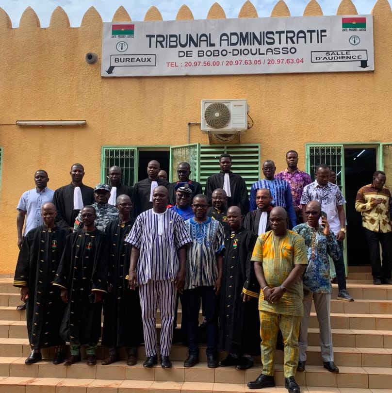 Audience foraine : La Cour administrative d'appel de Ouagadougou se déporte à Bobo-Dioulasso pour se rapprocher des justiciables whatsapp image 2026 08 25 at 08.27.54